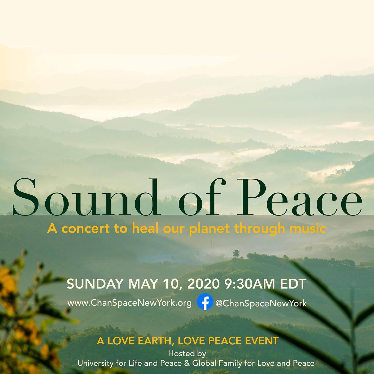  Sound of Peace Concerto in appreciating mother Earth was held. 